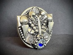 “Industrial Crest” Belt Buckle c.2007–2009 2.5 OOAK Darren McNeese