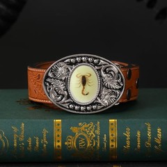 Belt Buckles Men Native American Western Cowboy Belt Buckles Rodeo Scorpion