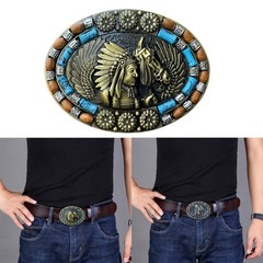 Western Horse Pattern Belt Buckles Detachable Creative Unisex Buckles Belt
