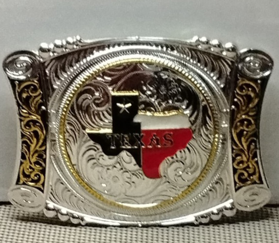 TEXAS Western Cowboy Belt Buckle Hebilla Vaquera