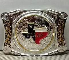TEXAS Western Cowboy Belt Buckle Hebilla Vaquera