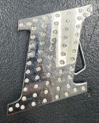 Large “I” Belt Buckle – Bold & Classic Statement Piece!