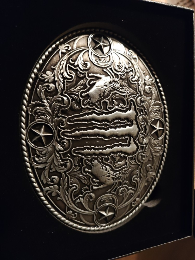 Monster Energy Drink Belt Buckle Metal Alloy Steel Limited Morgan Wallen 2026