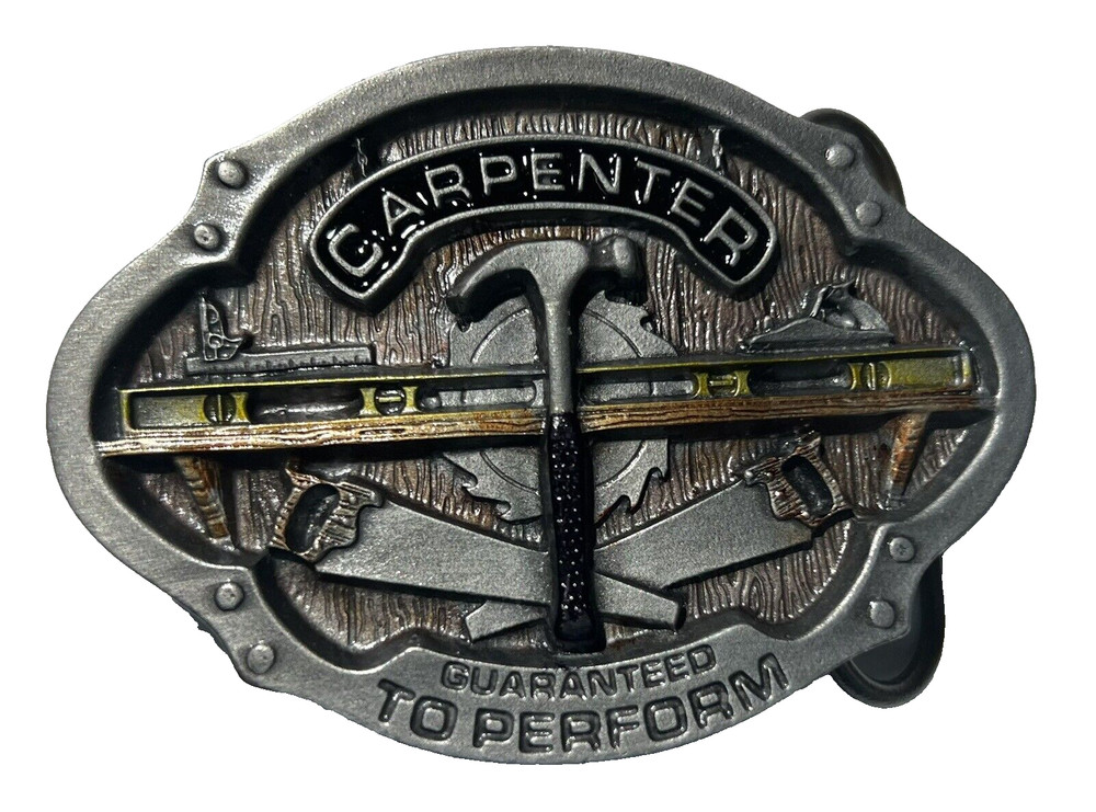 Carpenter,US Made,USA Saller (3”-”2 1/2” )Fit for 1-1/2” Wide belt, Pewter 0-256