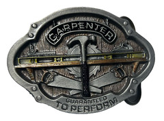 Carpenter,US Made,USA Saller (3”-”2 1/2” )Fit for 1-1/2” Wide belt, Pewter 0-256