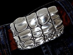 Croc Belt Buckle Buckle Reptile Crocodile Ornament Lily Interchangeable Buckle 4cm
