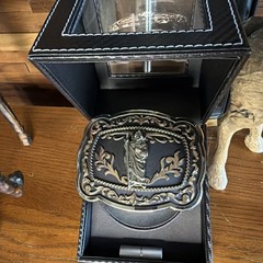 Western Style Saint Jude Buckle Hebilla Vaquero San Judas