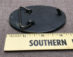 Vintage Lot of 3 Brass Belt Buckles 1970s 1980s Collectible Rare