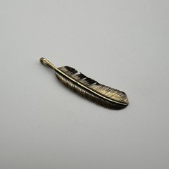 Retro Copper Feather Charm Keychain Decoration Embellishment lot