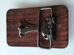 Wooden 1776 – 1976 Bicentennial Patriotic Belt Buckle Drummers USA Spirit of 76