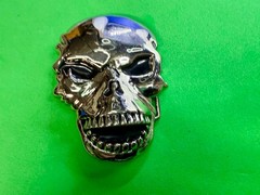 Creepy Skull Open Mouth Halloween 3D Gothic Punk Dimensional Belt Buckle