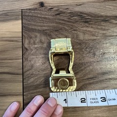 Nexbelt Gold Ratchet Belt Buckle Replacement Only Automatic Click Buckle Patent