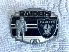 2008 Oakland Raiders Belt Buckle Great American Products NFL