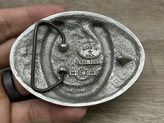 Enchantment 2002 Turquoise Horseshoe Belt Buckle Made In USA