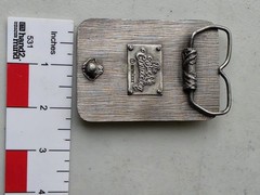 Vintage GEEKY Space Shuttle Belt Buckle The BUCKLE CONNECTION 1980 NASA