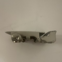 VTG Nike Logo Metal Silver Men&rsquo;s adjustable Clip Belt Buckle