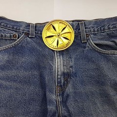 Spinning Wheel Buckle by Rock Rebel