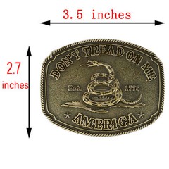 New American Belt Buckle CTM Don&rsquo;t Tread on Me