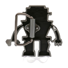 Men Women Silver Metal Fashion Belt Buckle Robot Animation Modern Future Style