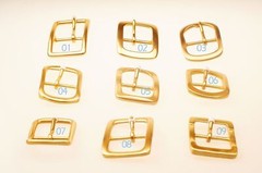 Quality Solid Brass Pin Buckle for Men Women Leathercraft DIY Belt 38/40mm gold