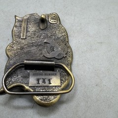 1980 LONE STAR Belt Buckle Texas USA SN 141 Vintage