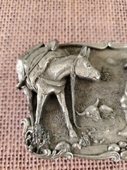 Vintage Siskiyou 1981 Gold Rush Belt Buckle; Arroyo Grande Buckle Co (RF1029)