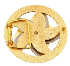 Puerto Rico USA Flag Belt Buckle Vintage Spinner Puertorriqueñas Puertorriqueños
