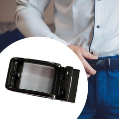 Men Ratchet Belt Buckle Slide Belt Accessory Stylish Simple Alloy Adjustable