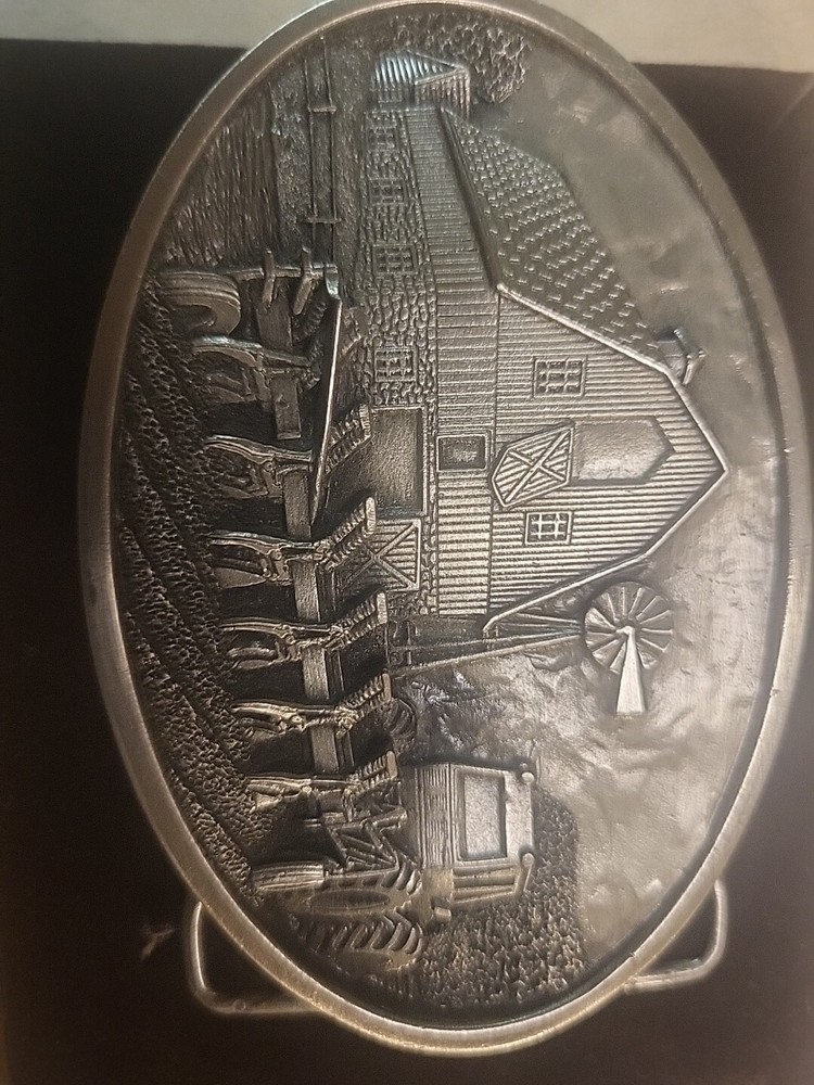 Vintage Bergamot Belt Buckle T149 1984 USA made,