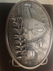 Vintage Bergamot Belt Buckle T149 1984 USA made,