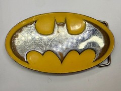 Used Batman Dc Comics Superhero S11 Belt Buckle To Restore / Re-Paint
