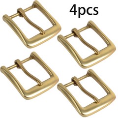 4X Solid Brass Belt Buckles Tongue Pin Belt Buckle Fits For 1.5 INCHES Belt