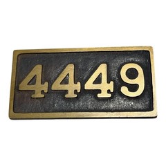 Vintage Southern Pacific 4449 Train Belt Buckle Louisiana Worlds Fair 1984