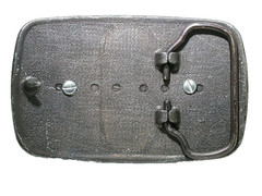 Lapis 40×30 Oval Cab Pewter Color 3 3/10 x 2 1/10 Inch Belt Buckle EBS5538/61125