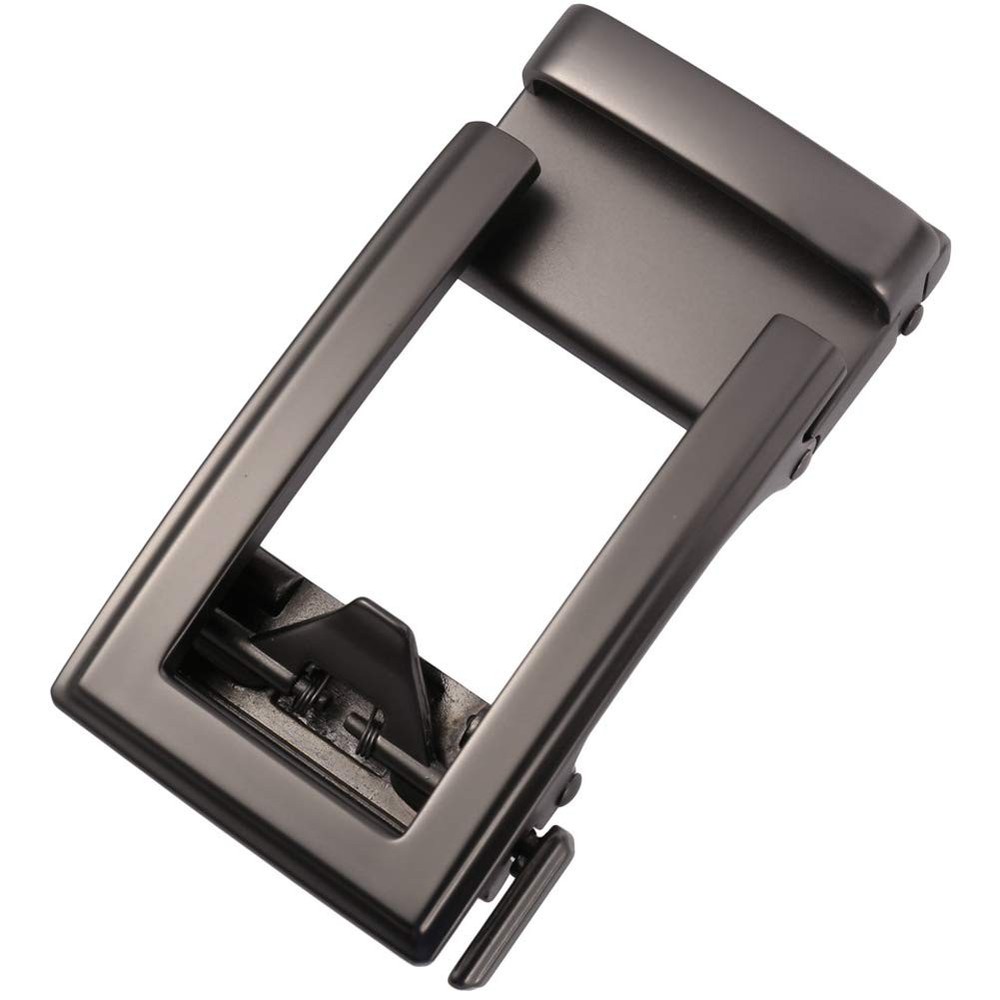 Teensery Men&rsquo;s Ratchet Belt Buckle 36mm Automatic 1.4 inch, Matt Gun Black 2