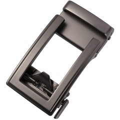 Teensery Men&rsquo;s Ratchet Belt Buckle 36mm Automatic 1.4 inch, Matt Gun Black 2