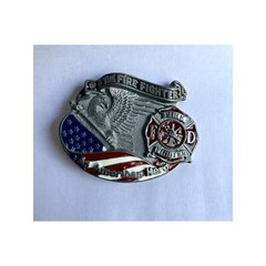 FD Fire Department Firefighter Belt Buckle First Responders NOS