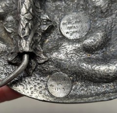 vintage USA made BIKER belt buckle LIVE TO RIDE america EAGLE motorcycle western