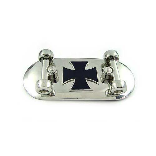 Gothic Cross Skateboard Rock Hip Hop Men Women Fashion Metal Belt Buckle