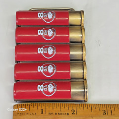 HALO 3 Master Chief 8GA MAG Shotgun Shell Design Belt Buckle Ammo 2008 Microsoft