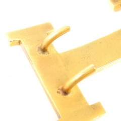 Beautiful Hermes Constance Belt H Buckle Vintage Accessory Gp Gold Ladies Used