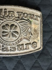 Vintage Original American Eagle Belt Buckle Dublin Your Pleasure Since 1977