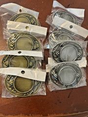 Lot of 34 Blank Belt Buckle Blanks – DIY Engraving Personalize Craft Western