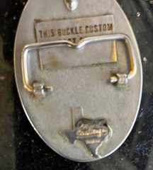 Texas Water Utilities Assc Vintage Brass Belt Buckle Creative Casting Denison