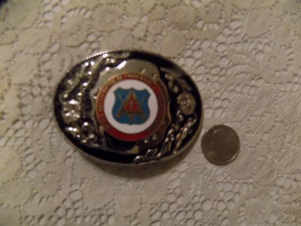 United Brotherhood Carpenters Joiners Belt Buckle Rare New Free Ship