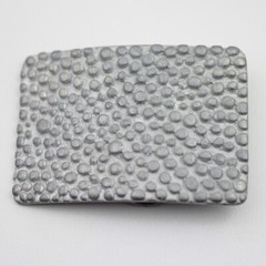 Studded belt buckle grey for 4 cm removable belt gift idea unisex gs72vg