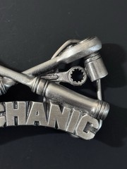 Vintage Mechanic Ratchets Wrench Tools Belt Buckle Made In USA