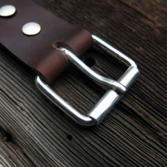 Silver Belt Buckle -Sterling Silver Roller Belt Buckle, USA, 1¼ » 1⅜ » 1½ » 1⅝ Inch