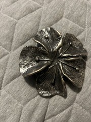 Hibiscus Belt Buckle