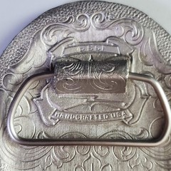 SSI Southwestern Hopi-inspired Sunface Belt Buckle Silver Gold Tone Metal